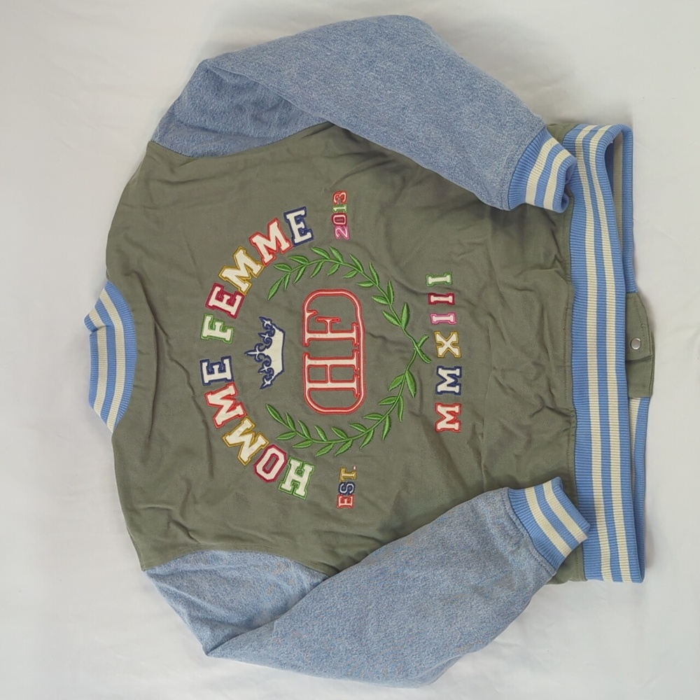 Homme + Femme quilted varsity jacket - Picture 5 of 7
